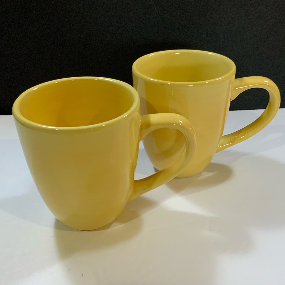 Ciao II Artimino Sunshine Yellow Coffee Tea Mug Earthenware 2 Handpainted #16